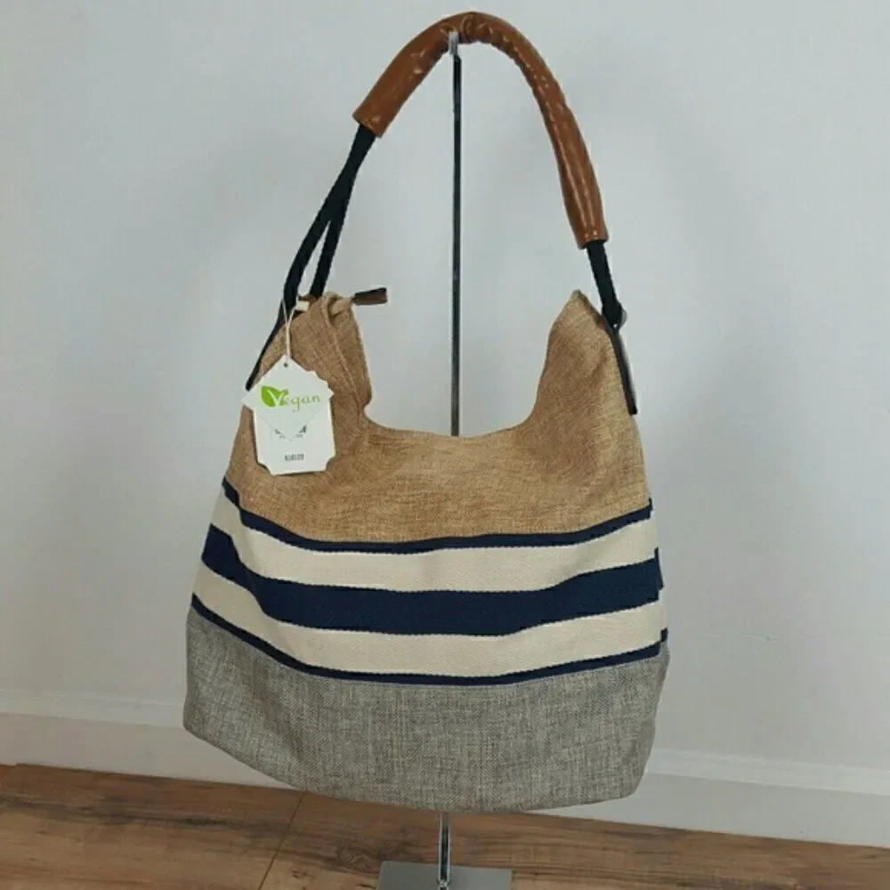 ‎WOMEN'S  STRIPE BEACH BAG  14